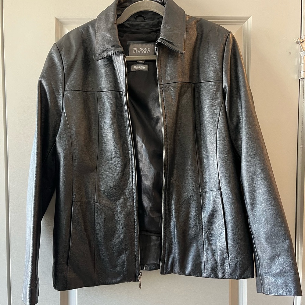 Wilsons Leather Women's Black Leather Jacket